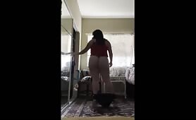 big ass pawg twerking in thong