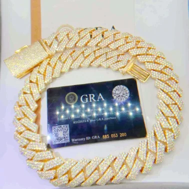 Moissanite Cuban Chain